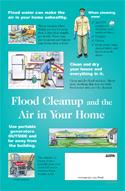 Poster about Flood Cleanup and the Air In Your Home