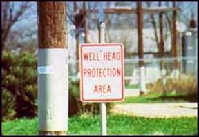 Signs can remind the community they are in wellhead protection areas.