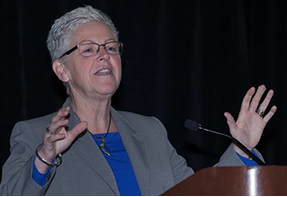EPA Administrator Gina McCarthy speaking at the 2016 Global Methane Forum