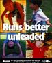 Runs Better Unleaded (shows children playing)